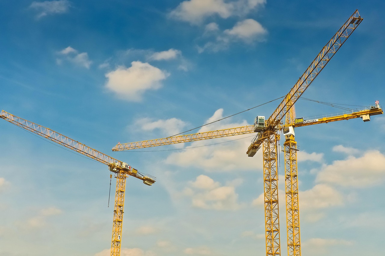 Crane, representing construction and plant finance